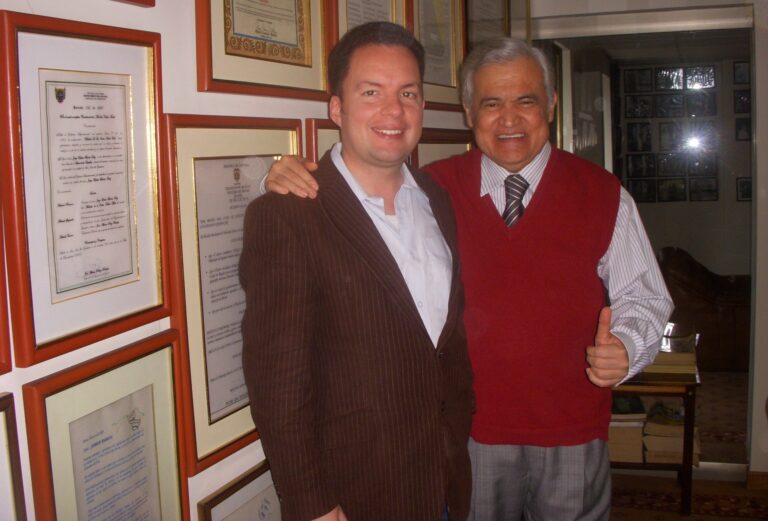 Con Jorge Barón Bogotá